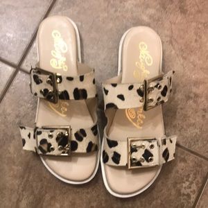 Naughty Monkey Leopard Sandal